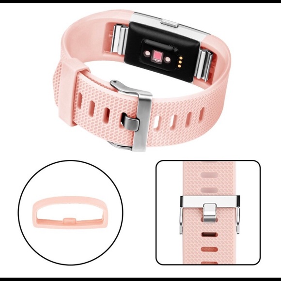 Fitbit Charge 2 Silicone Band in Blush Pink - Picture 4 of 8